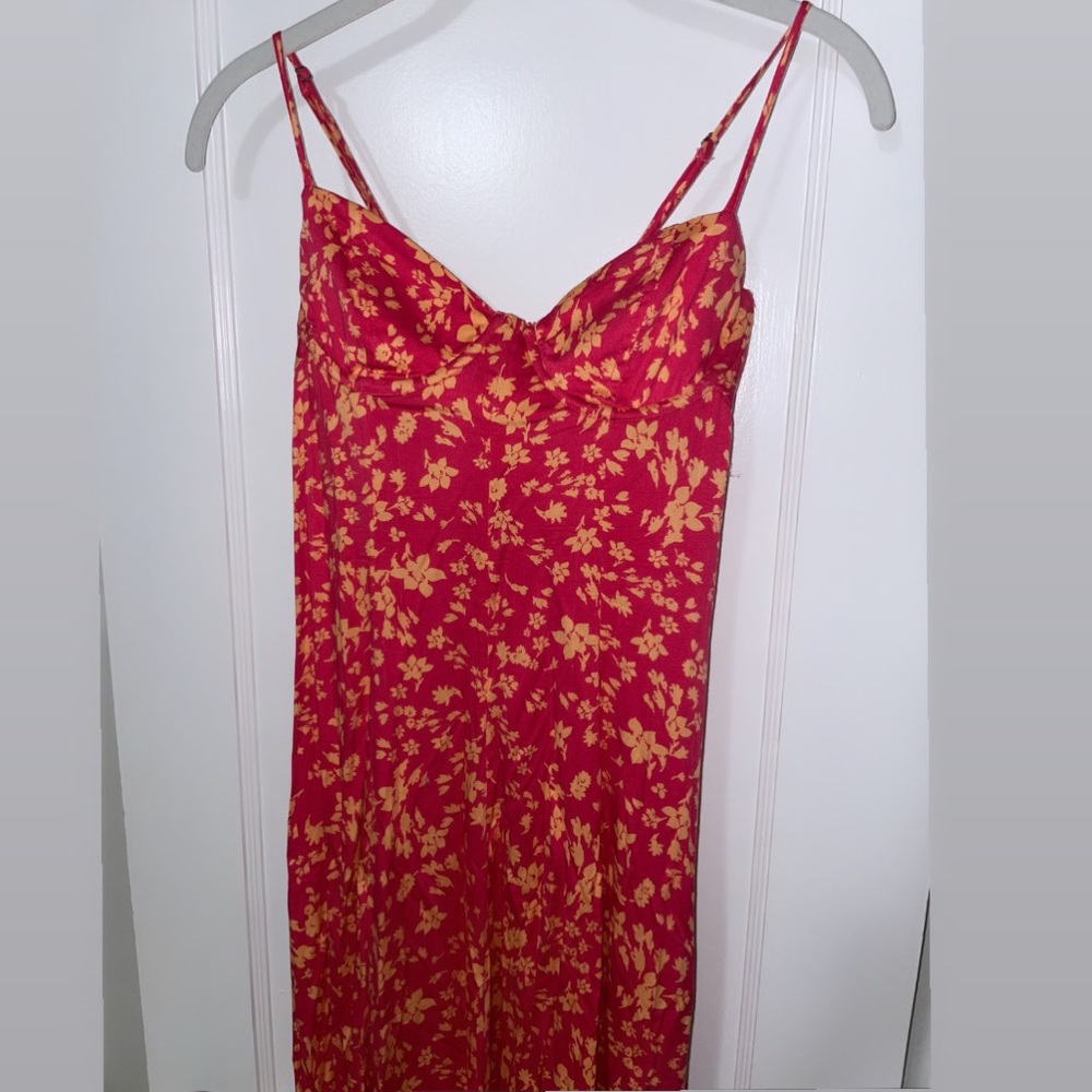 Free people floral maxi dress.